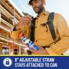 imageWD40 MultiUse Product Featuring an 8inch Flexible Straw EZReach to Help You Get to Hard to Reach Spaces to Save Time on Jobs for Lubricating Penetrating ampamp Preventing Rust 144 oz Spray Can