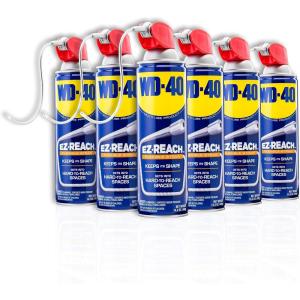 imageWD40 Original Formula MultiUse Product EZREACH Flexible Straw 144 OZ 6Pack6Pack