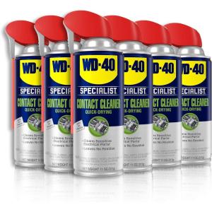 imageWD40 Specialist Contact Cleaner Spray with Smart Straw TWIN PACK  11 OZ 12Pack11 Ounce Pack of 6