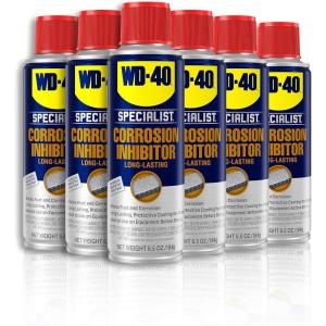 imageWD40 Specialist Corrosion Inhibitor LongLasting AntiRust Spray 65 OZ 6Pack6Pack