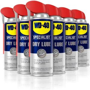 imageWD40 Specialist Dry Lube with SMART STRAW SPRAYS 2 WAYS 10 OZ6Pack