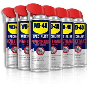imageWD40 Specialist Penetrant with SMART STRAW SPRAYS 2 WAYS 11 OZ 6Pack11 oz 6Pack