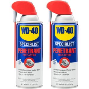 imageWD40 Specialist Penetrant with SMART STRAW SPRAYS 2 WAYS 11 OZ 6Pack11 oz Twin Pack