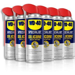 imageWD40 Specialist Silicone Lubricant with SMART STRAW SPRAYS 2 WAYS 11 OZ6 pack