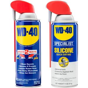 imageWD40 Specialist Silicone Lubricant with SMART STRAW SPRAYS 2 WAYS 11 OZTwin Pack